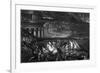Nineveh Sacked by Medes-John Martin-Framed Premium Giclee Print