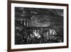 Nineveh Sacked by Medes-John Martin-Framed Premium Giclee Print