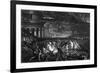 Nineveh Sacked by Medes-John Martin-Framed Premium Giclee Print