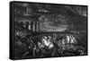 Nineveh Sacked by Medes-John Martin-Framed Stretched Canvas