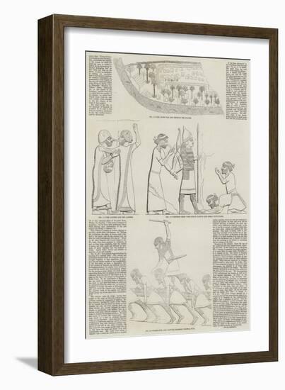 Nineveh Sculptures-null-Framed Giclee Print