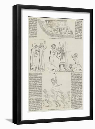 Nineveh Sculptures-null-Framed Giclee Print
