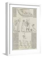 Nineveh Sculptures-null-Framed Giclee Print