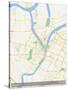 Ningbo, China Map-null-Stretched Canvas