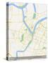 Ningbo, China Map-null-Stretched Canvas