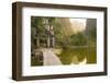 Ninh Binh, Northern Vietnam. Bich Dong Pagoda Nearby Ngu Nhac Mountain. Mountain.-Marco Bottigelli-Framed Photographic Print