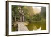 Ninh Binh, Northern Vietnam. Bich Dong Pagoda Nearby Ngu Nhac Mountain. Mountain.-Marco Bottigelli-Framed Photographic Print