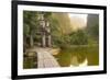 Ninh Binh, Northern Vietnam. Bich Dong Pagoda Nearby Ngu Nhac Mountain. Mountain.-Marco Bottigelli-Framed Photographic Print