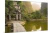 Ninh Binh, Northern Vietnam. Bich Dong Pagoda Nearby Ngu Nhac Mountain. Mountain.-Marco Bottigelli-Mounted Photographic Print