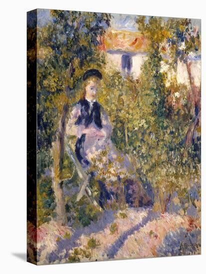 Nini in the Garden, 1876-Pierre-Auguste Renoir-Stretched Canvas