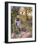 Nini in the Garden, 1876-Pierre-Auguste Renoir-Framed Giclee Print