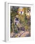 Nini in the Garden, 1876-Pierre-Auguste Renoir-Framed Giclee Print