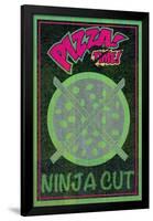 Ninja Cut Pizza 2-null-Framed Standard Poster