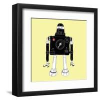 Ninja Robot-Paul McCreery-Framed Art Print