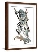 Ninja-HR-FM-Framed Art Print