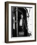 Nino Manfredi Looking Out from the Door of a Train in Cafe Express-Marisa Rastellini-Framed Premium Photographic Print