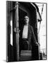 Nino Manfredi Looking Out from the Door of a Train in Cafe Express-Marisa Rastellini-Mounted Premium Photographic Print