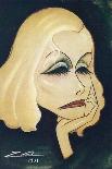 Greta Garbo Swedish-American Film Actress: a Caricature-Nino Za-Mounted Photographic Print