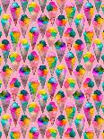 Ice Creams Cones Pink-Ninola Designs-Art Print