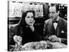 NINOTCHKA, 1939 directed by ERNST LUBITSCH Greta Garbo / Melvyn Douglas (b/w photo)-null-Stretched Canvas