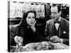 NINOTCHKA, 1939 directed by ERNST LUBITSCH Greta Garbo / Melvyn Douglas (b/w photo)-null-Stretched Canvas