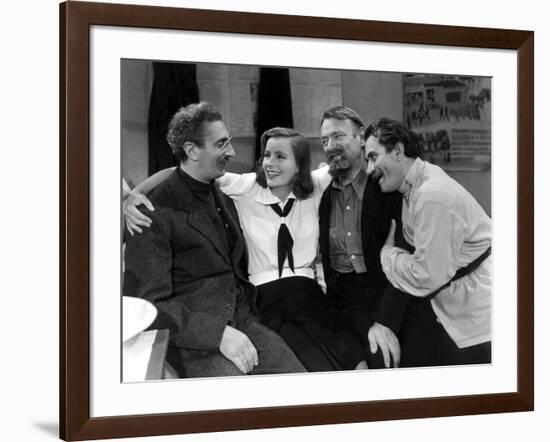 NINOTCHKA, 1939 directed by ERNST LUBITSCH Sig Rumann, Greta Garbo, Felix Blessart and Alexander Gr-null-Framed Photo