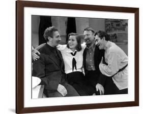 NINOTCHKA, 1939 directed by ERNST LUBITSCH Sig Rumann, Greta Garbo, Felix Blessart and Alexander Gr-null-Framed Photo