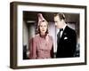 NINOTCHKA, from left: Greta Garbo, Melvyn Douglas, 1939-null-Framed Photo