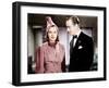 NINOTCHKA, from left: Greta Garbo, Melvyn Douglas, 1939-null-Framed Photo