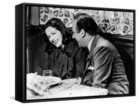 Ninotchka, Greta Garbo, Melvyn Douglas, 1939, Laughing-null-Framed Stretched Canvas