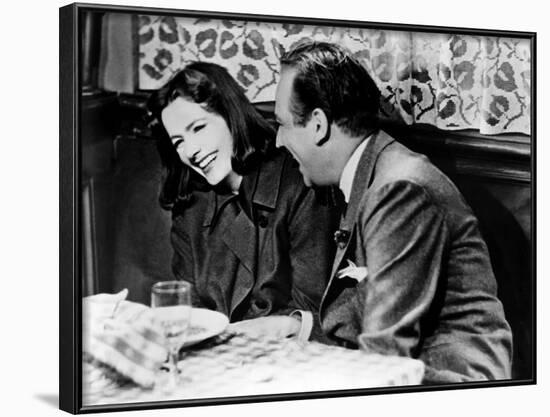 Ninotchka, Greta Garbo, Melvyn Douglas, 1939, Laughing-null-Framed Photo