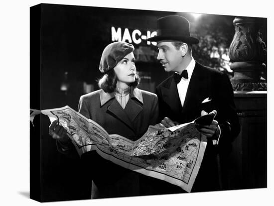 Ninotchka, Greta Garbo, Melvyn Douglas, 1939-null-Stretched Canvas