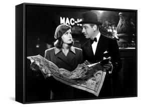 Ninotchka, Greta Garbo, Melvyn Douglas, 1939-null-Framed Stretched Canvas
