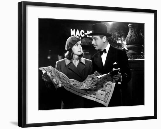 Ninotchka, Greta Garbo, Melvyn Douglas, 1939-null-Framed Photo