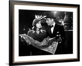 Ninotchka, Greta Garbo, Melvyn Douglas, 1939-null-Framed Photo