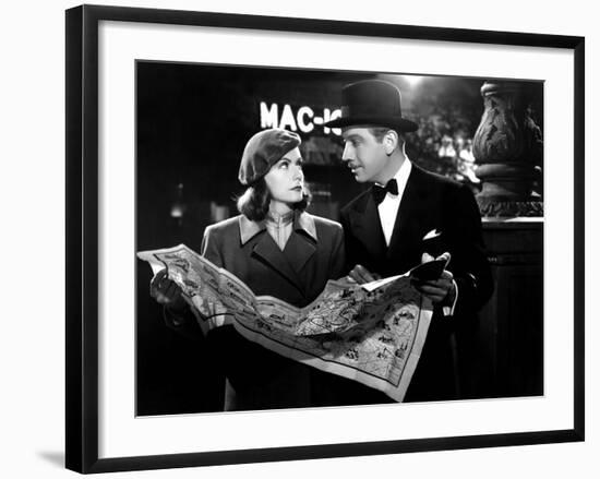 Ninotchka, Greta Garbo, Melvyn Douglas, 1939-null-Framed Photo