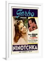 Ninotchka, Greta Garbo, Melvyn Douglas, 1939-null-Framed Art Print