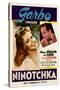 Ninotchka, Greta Garbo, Melvyn Douglas, 1939-null-Stretched Canvas