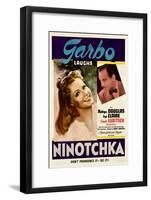 Ninotchka, Greta Garbo, Melvyn Douglas, 1939-null-Framed Art Print