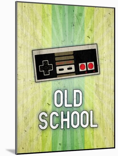 Nintendo NES Old School Video Game Poster Print-null-Mounted Poster