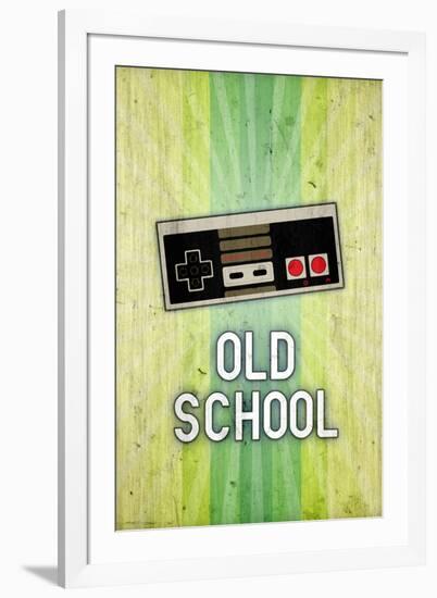 Nintendo NES Old School Video Game-null-Framed Art Print