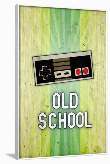 Nintendo NES Old School Video Game-null-Framed Art Print