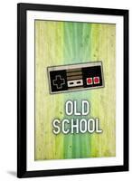 Nintendo NES Old School Video Game-null-Framed Art Print