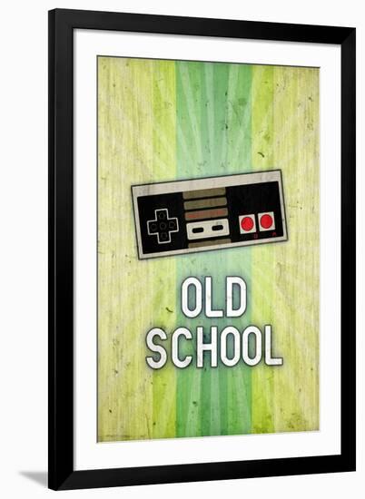 Nintendo NES Old School Video Game-null-Framed Art Print