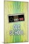 Nintendo NES Old School Video Game-null-Mounted Art Print