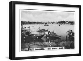 Nir Mahal Ghat, Calcutta, India, C1925-null-Framed Giclee Print