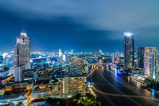 Bangkok Cityscape.-nirutbt-Photographic Print