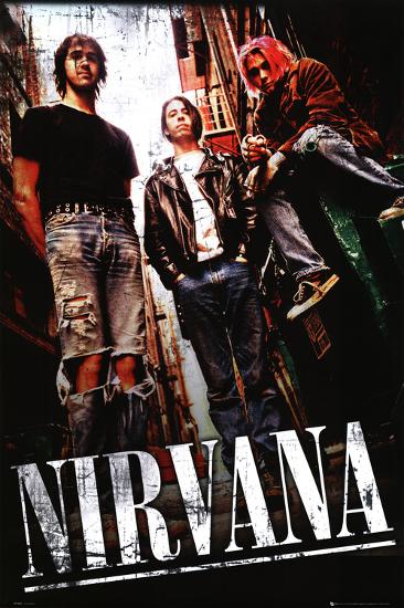 Nirvana - Alley-null-Lamina Framed Poster