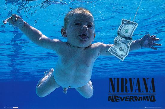 Nirvana - Nevermind-null-Lamina Framed Poster