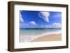 Nisbet Beach, turquoise sea, Nevis, St. Kitts and Nevis, Central America-Eleanor Scriven-Framed Photographic Print